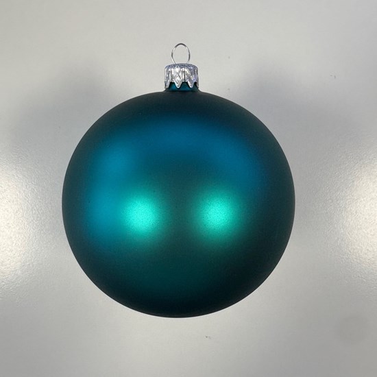 Vánoční koule 10 cm - mat SET/4ks - zelená_0