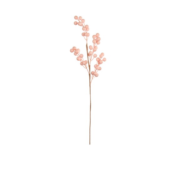 Dekorační větvička růžová 49cm_0