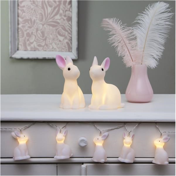 LED-světelná dekorace zajíček 10 světel_1