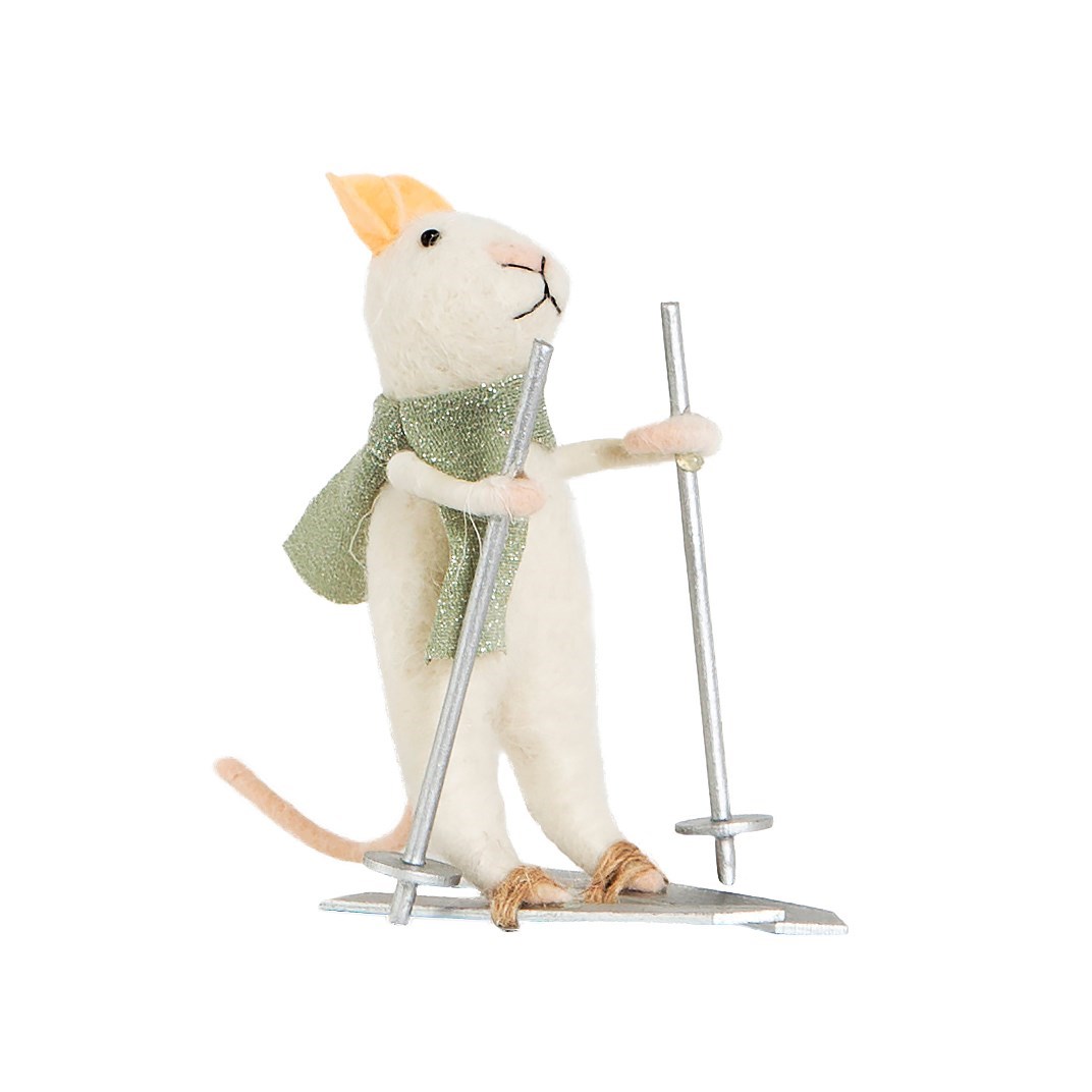 Ozdoba Skiing Mouse_0