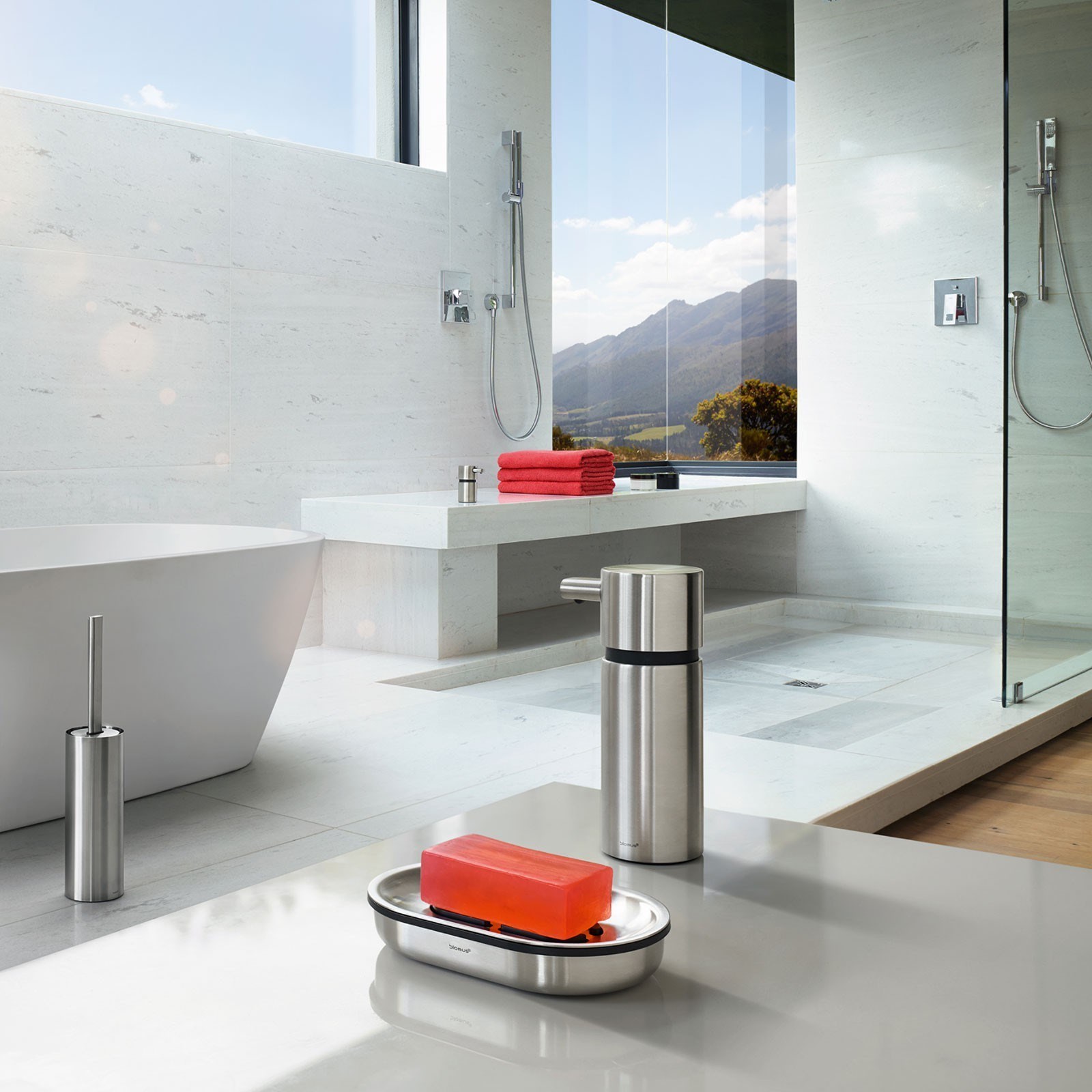 Obrázok z Nástenná kefa na WC AREO mat