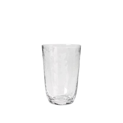Sklenice Broste HAMMERED 400ml čirá_0