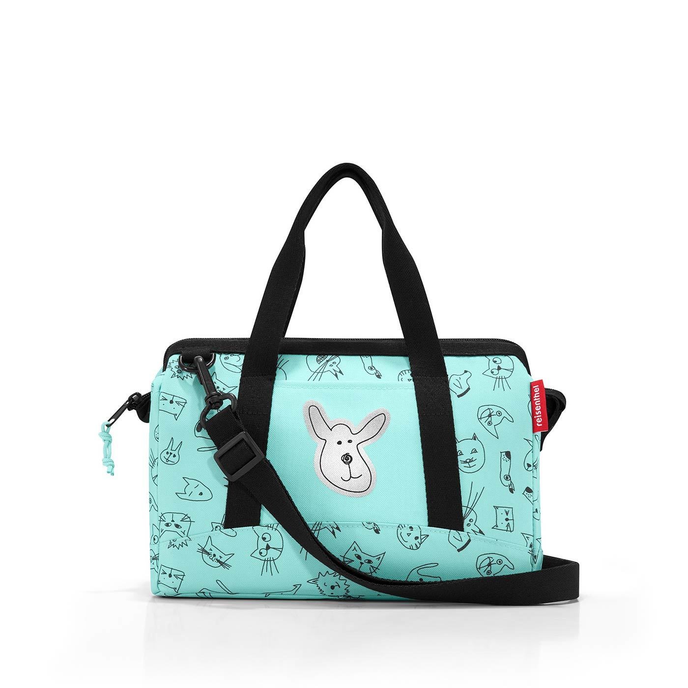 Cestovní taška Allrounder XS kids cats and dogs mint_0