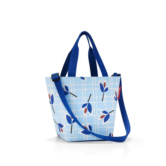 Taška / kabelka SHOPPER XS leaves blue_0