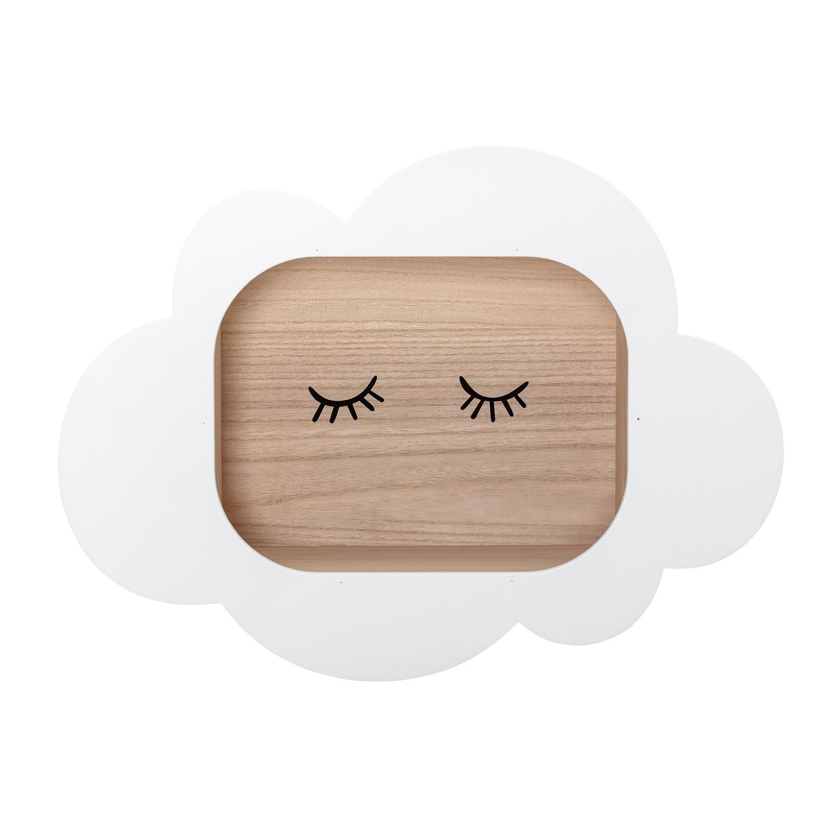 Dřevěná polička Cloud 50x37 cm_0