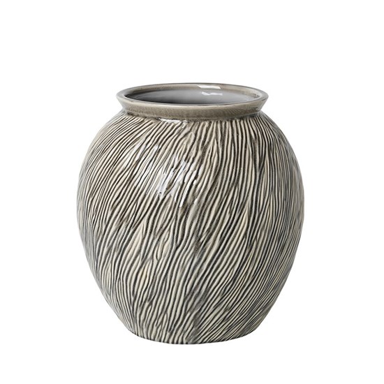 Váza SANDY 31 cm šedá_0