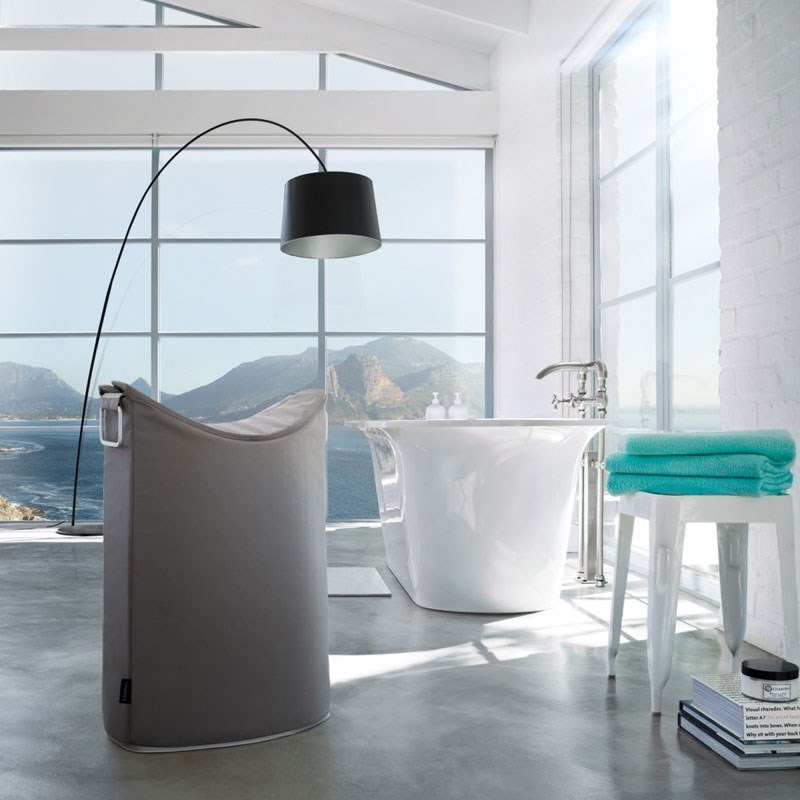 Obrázok z Kôš na bielizeň FRISCO sivý