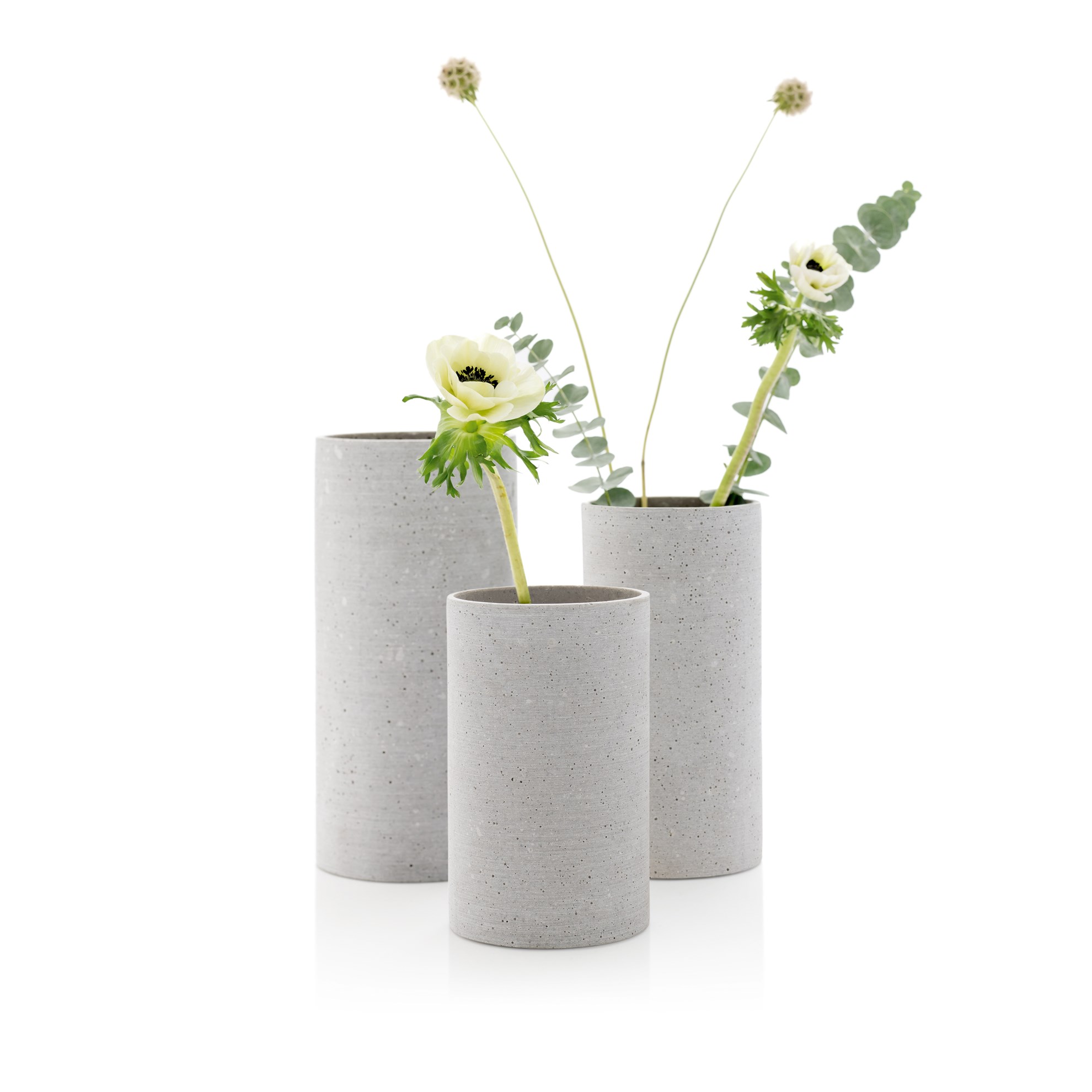 Váza COLUNA 29 cm světle šedá_0