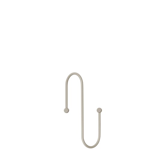 Věšák CURL S světle šedý_0
