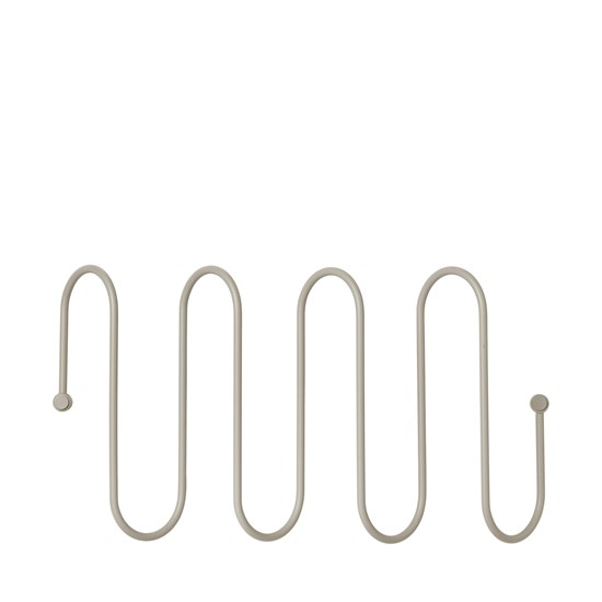 Věšák CURL L světle šedý_0