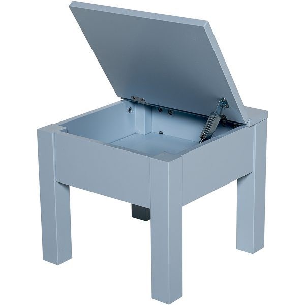 Stolička s úložným prostorem modrá_0