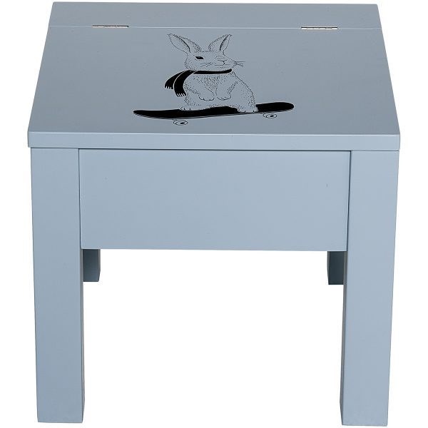 Stolička s úložným prostorem modrá_1