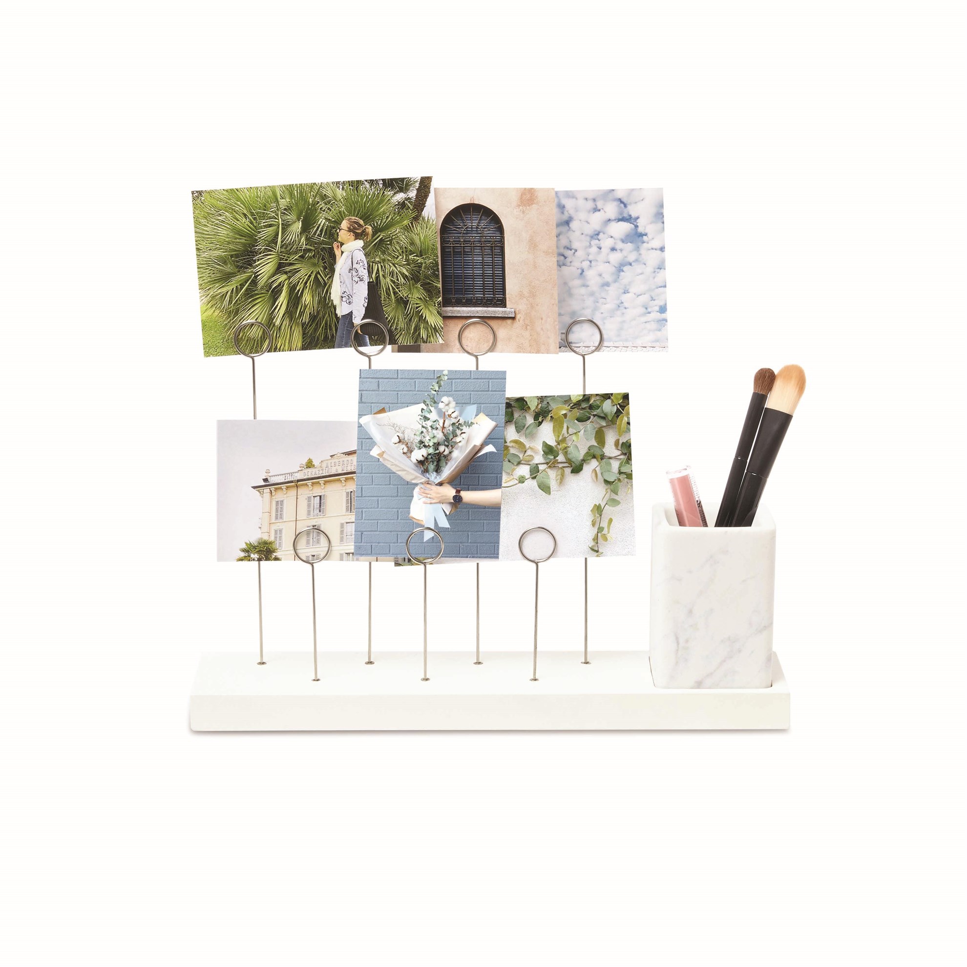 Držák foto GALA s pohárkem bílý_2