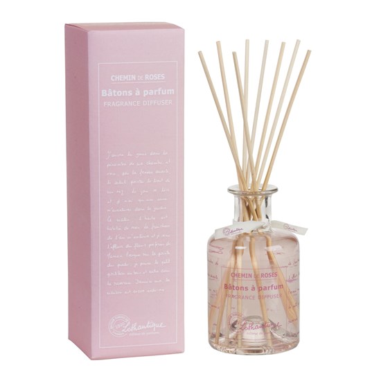 Vonný difuzér s dřívky 200 ml RŮŽE_0