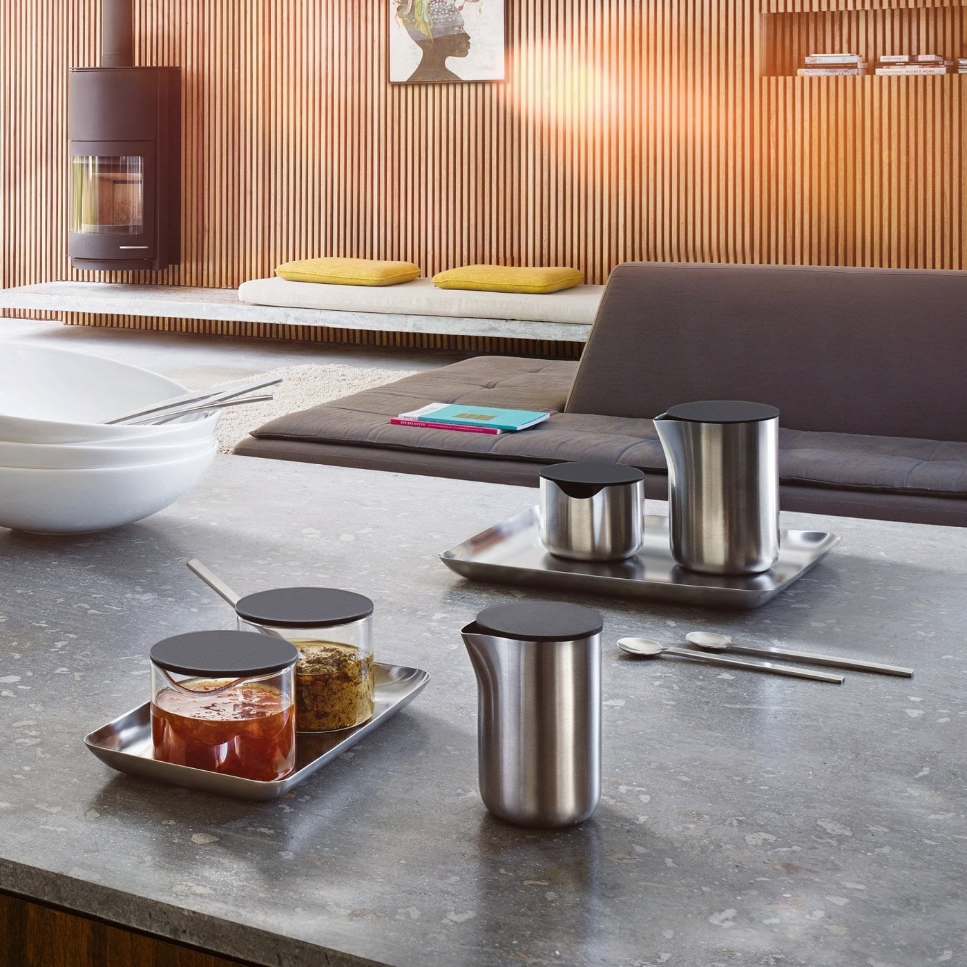 Obrázok z Nerezová tácka BASIC 15x25 cm