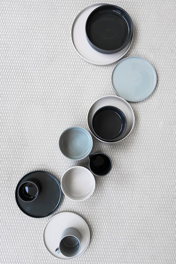 Obrázok z Miska PILAR šedozelená 14cm