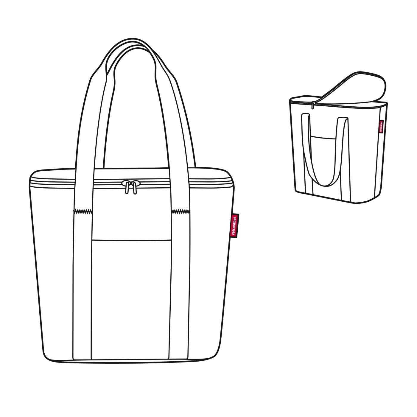 Termotaška na nákup/piknik Thermoshopper red_2