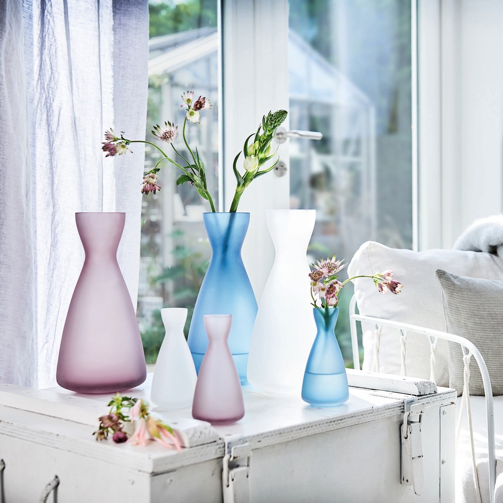 Váza MILANO 28 cm modrá_0