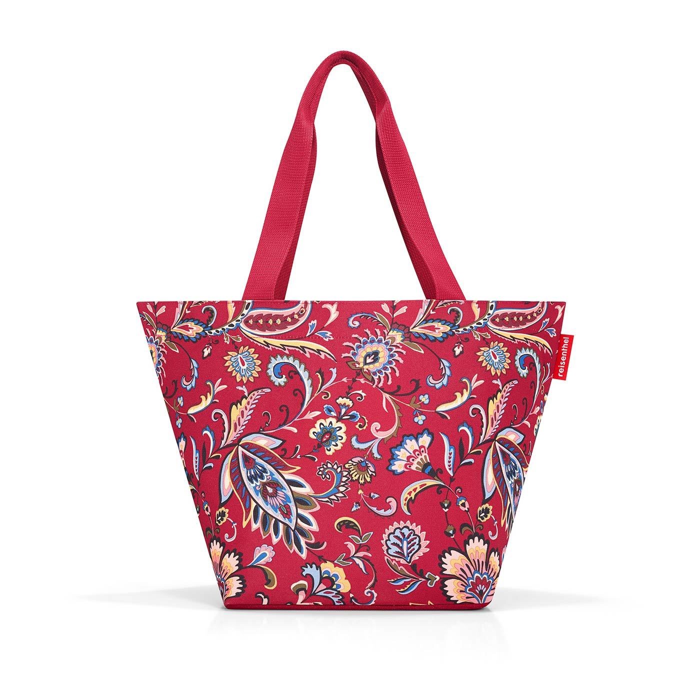 Nákupní taška Shopper M paisley ruby_0