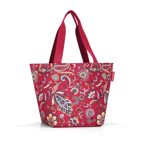 Nákupní taška Shopper M paisley ruby_7