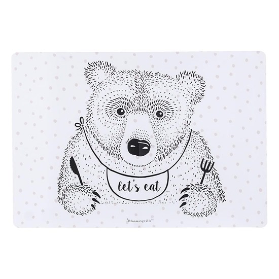 Plastové prostírání s motivem medvěda_0