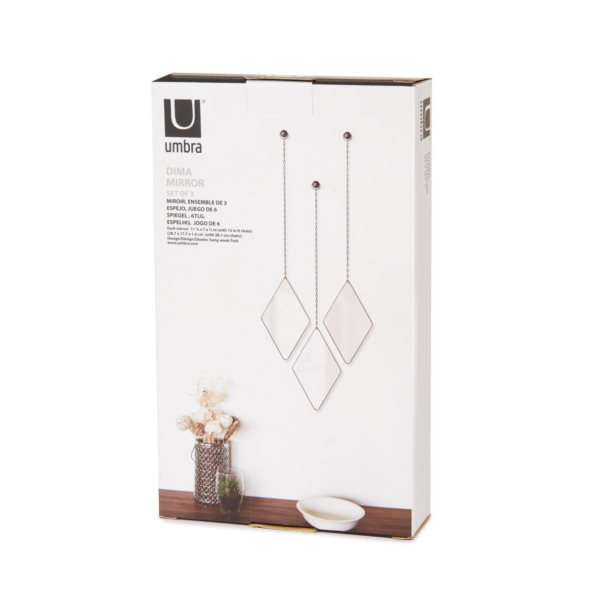 Zrcadlo DIMA set/3ks_3