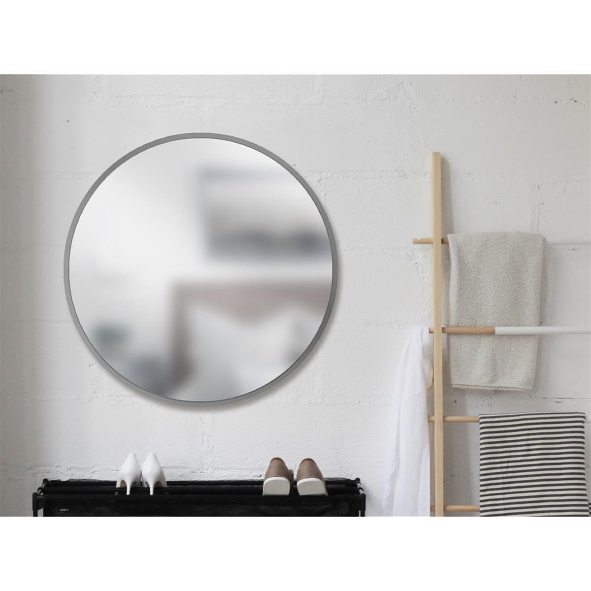 Zrcadlo HUB na zavěšení 94 cm šedé_0