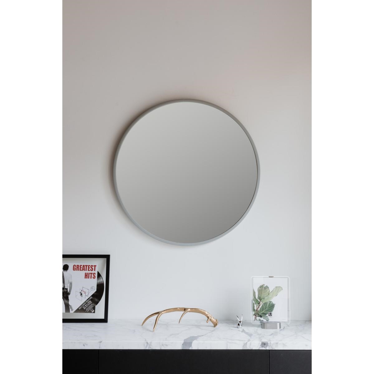 Zrcadlo HUB na zavěšení 94 cm šedé_1