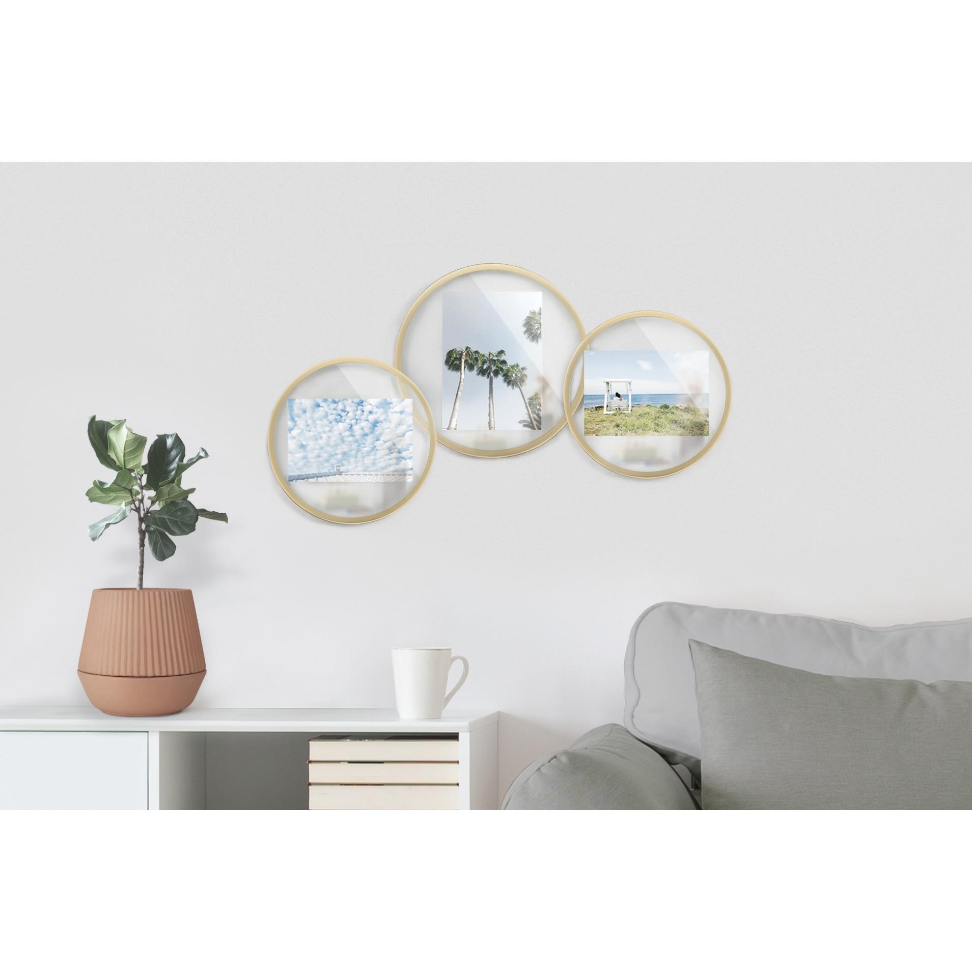 Fotorámeček INFINITY 10x15 cm mosazný_1