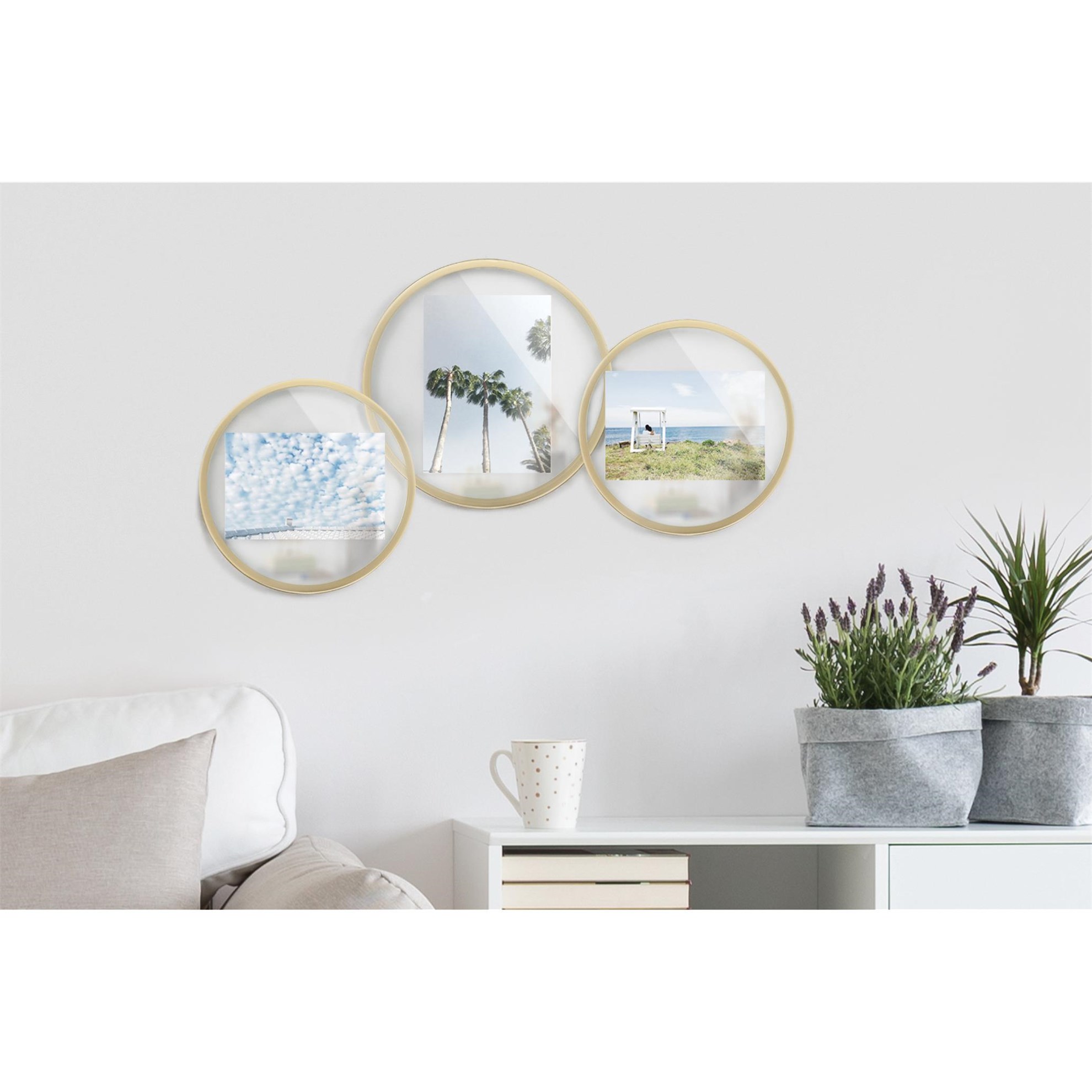 Fotorámeček INFINITY 10x18 cm mosazný_1