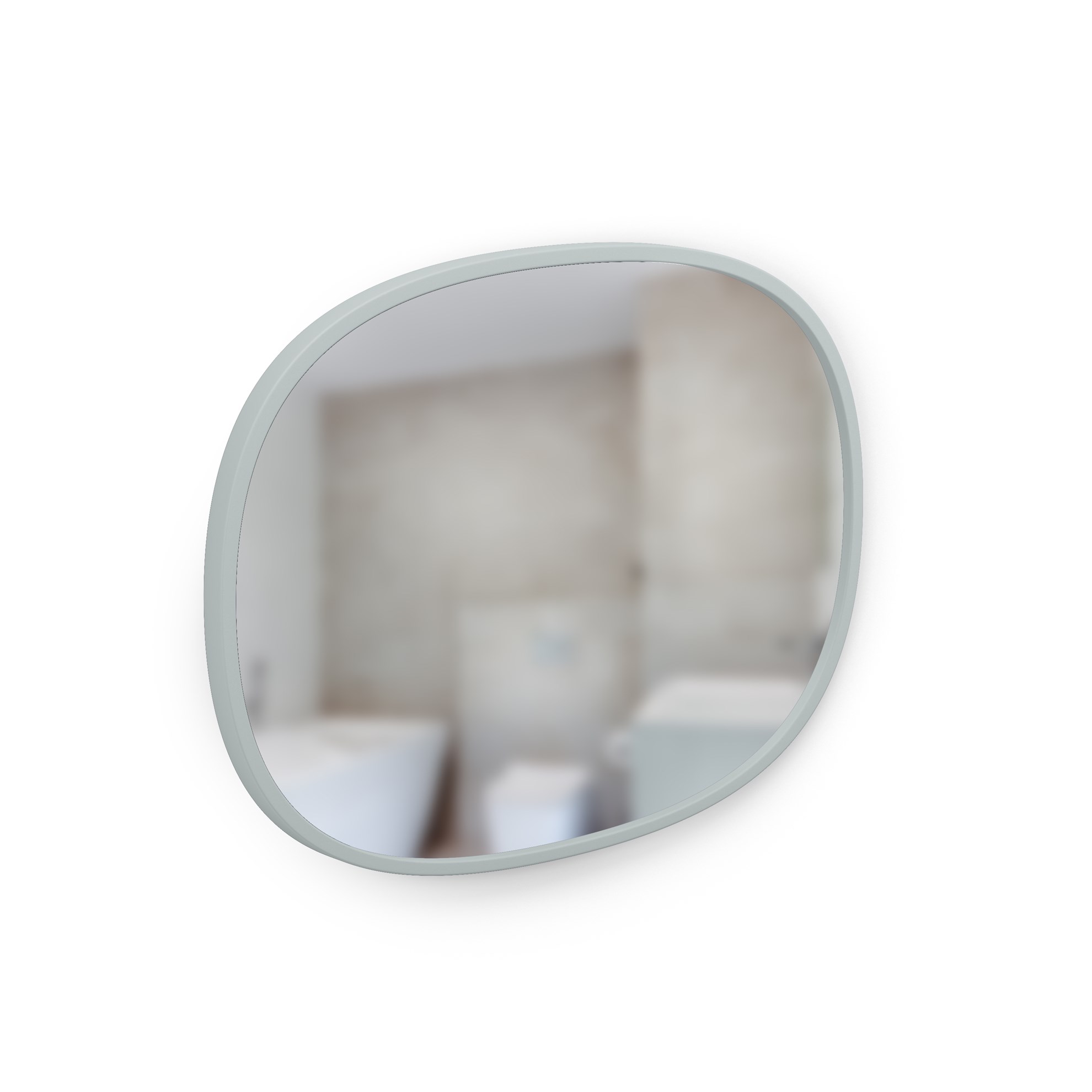 Zrcadlo HUB oválné 45x60 cm šedé_0