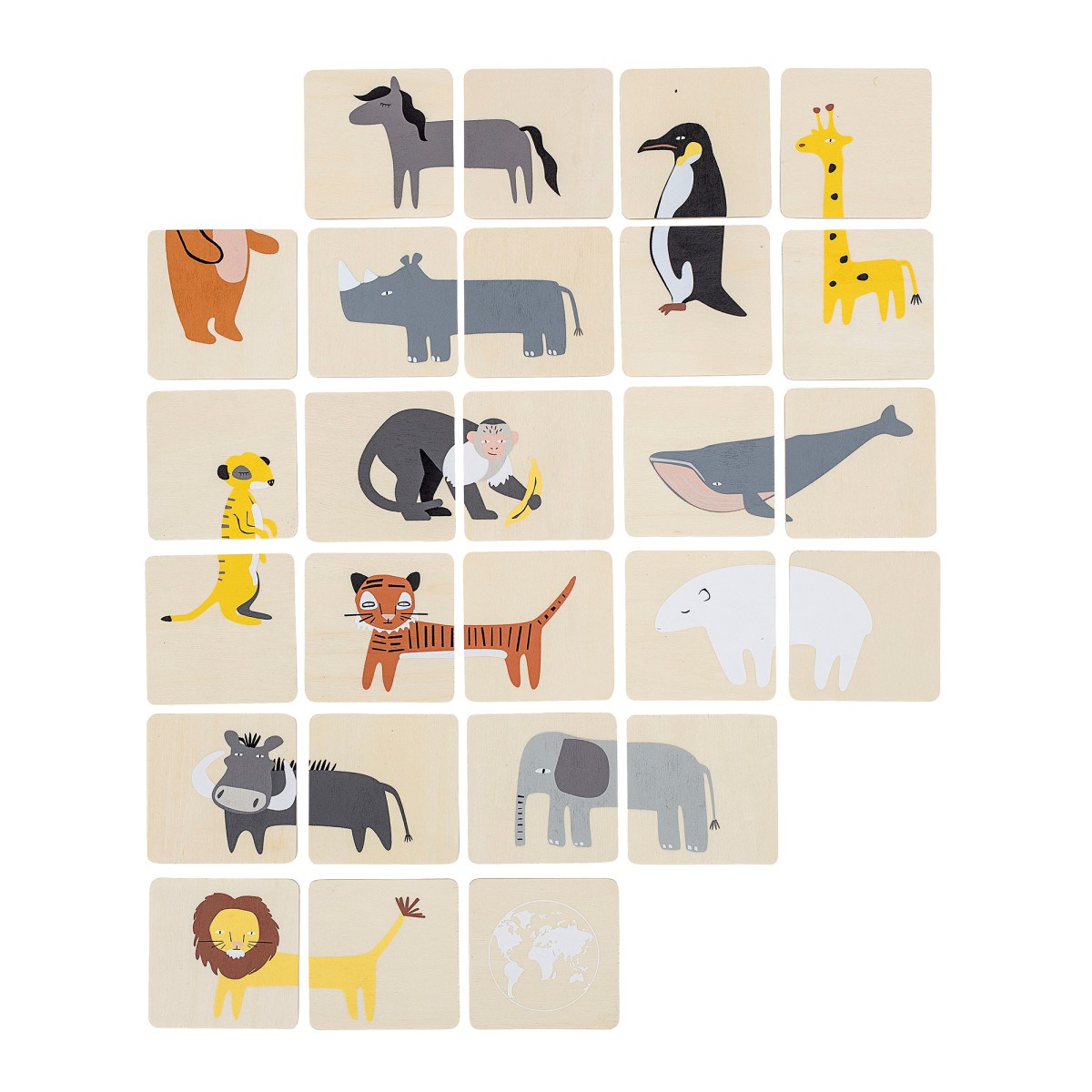 Dřevěné pexeso Safari SET/26 ks_0