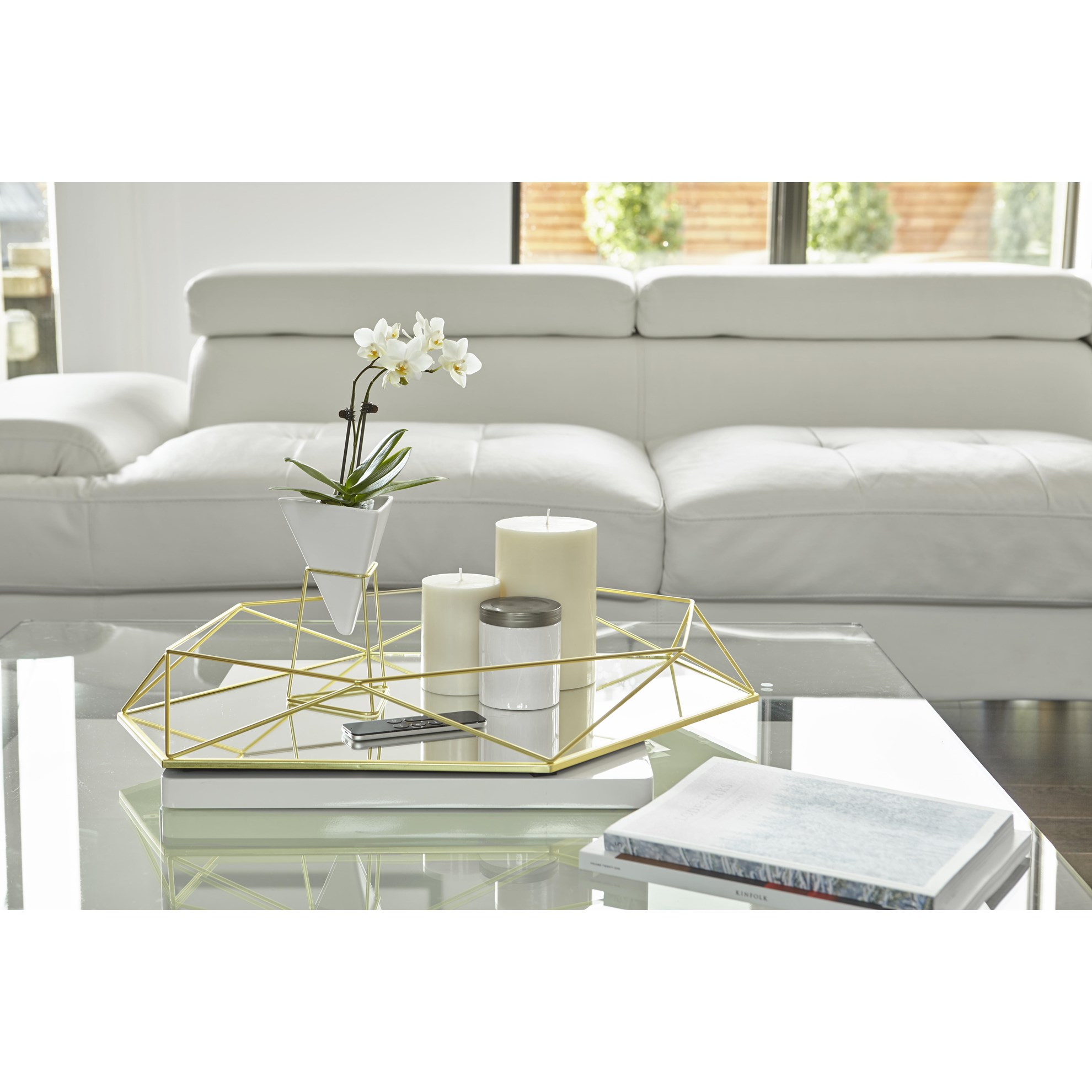 Zrcadlo PRISMA mosazné_5