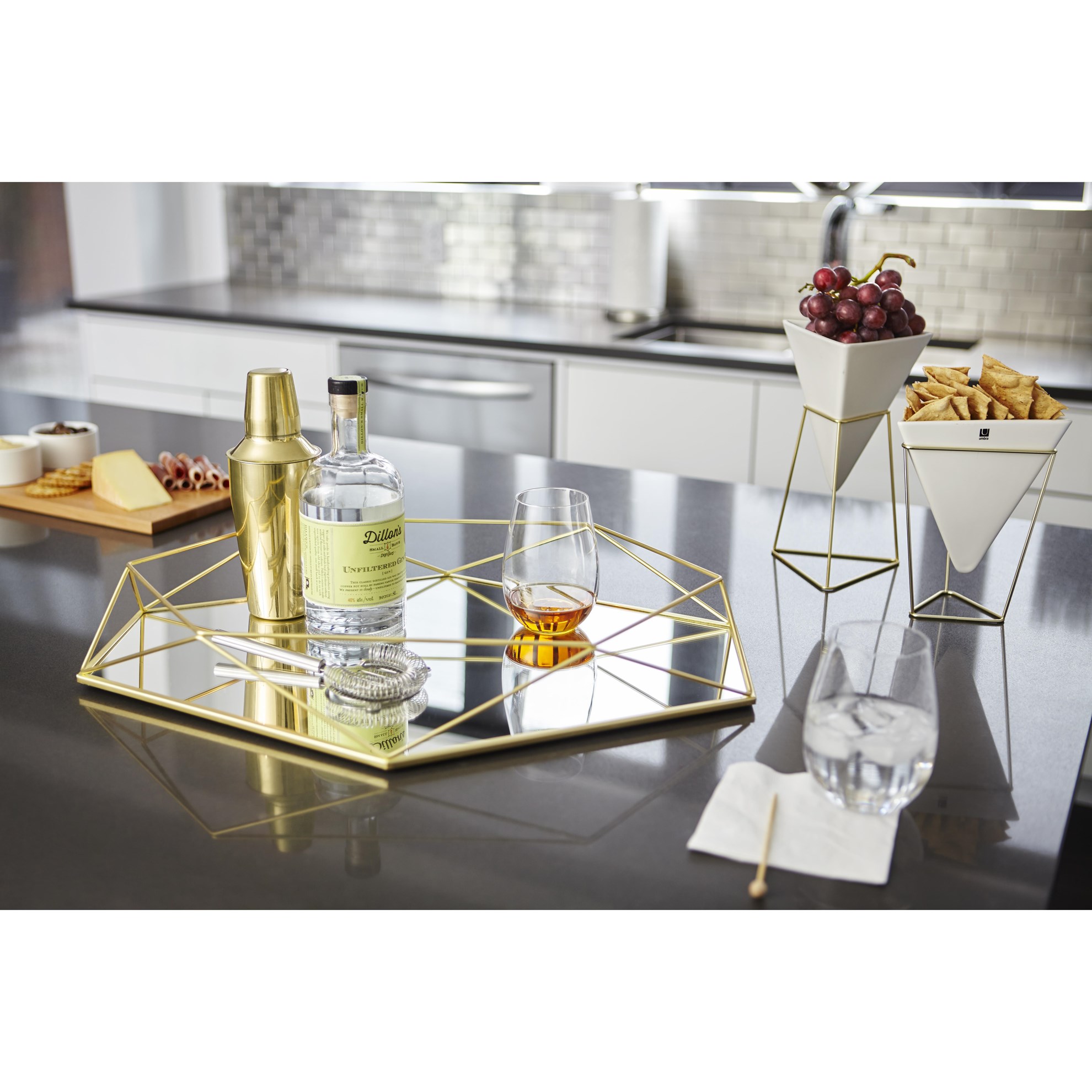 Zrcadlo PRISMA mosazné_6