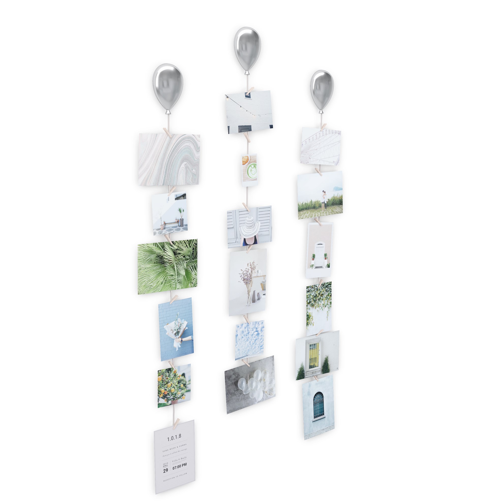 Nástěnný držák fotografií UP PHOTO chrom_4