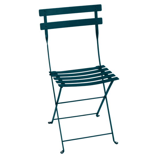 Skládací židle BISTRO METAL - Acapulco blue (jemná struktura)_0