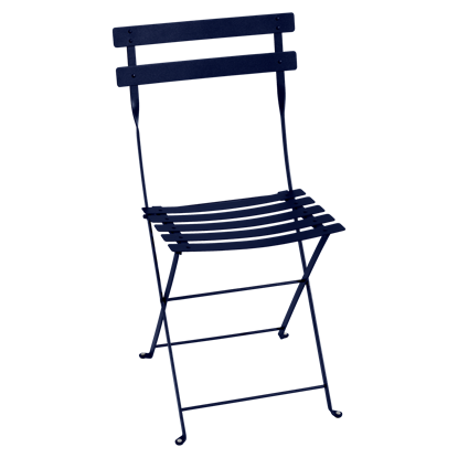 Skládací židle BISTRO METAL - Deep blue (jemná struktura)_0
