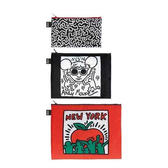 Cestovní pouzdra na zip SET/3ks LOQI_1