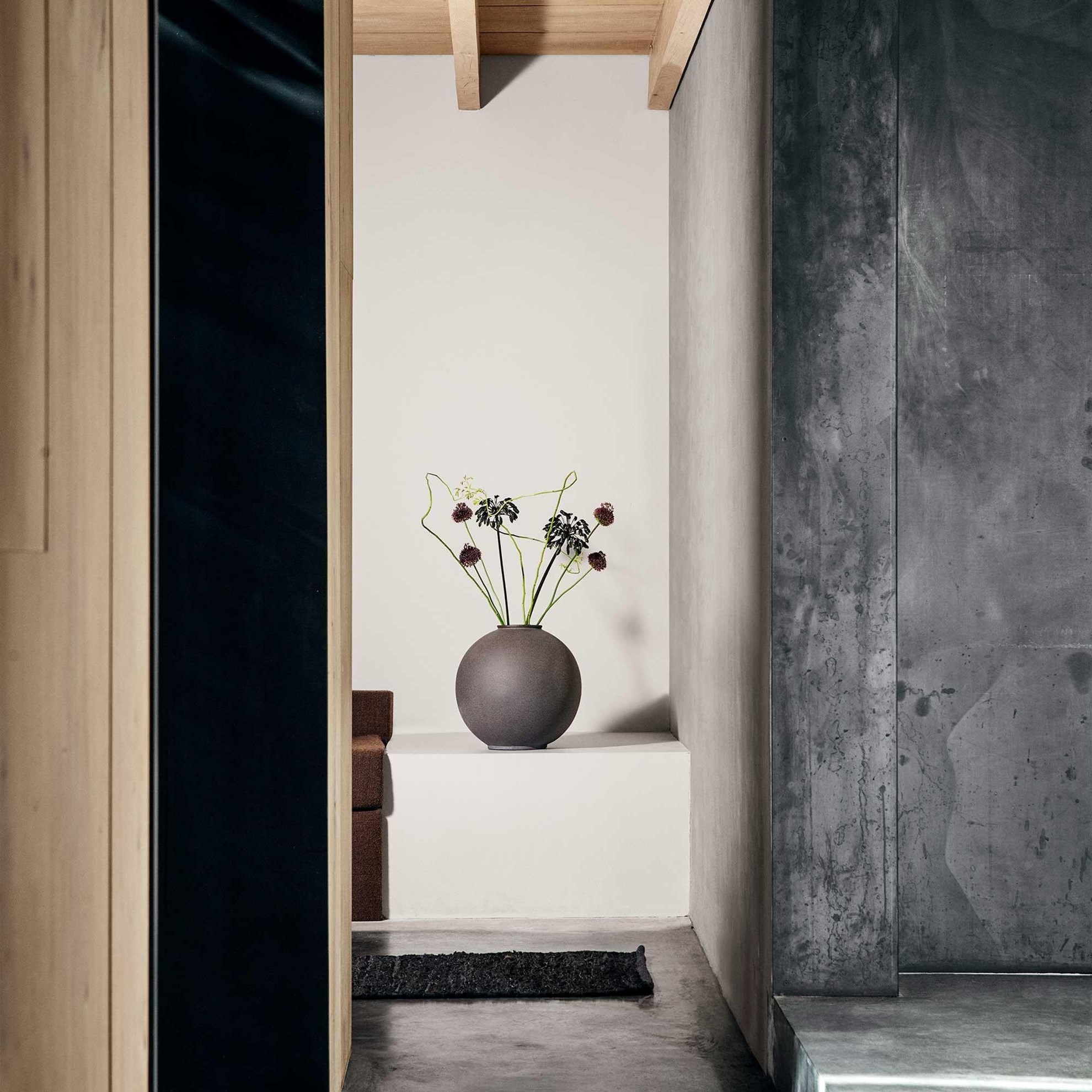 Obrázok z Váza RUDEA 36,5 cm antracit