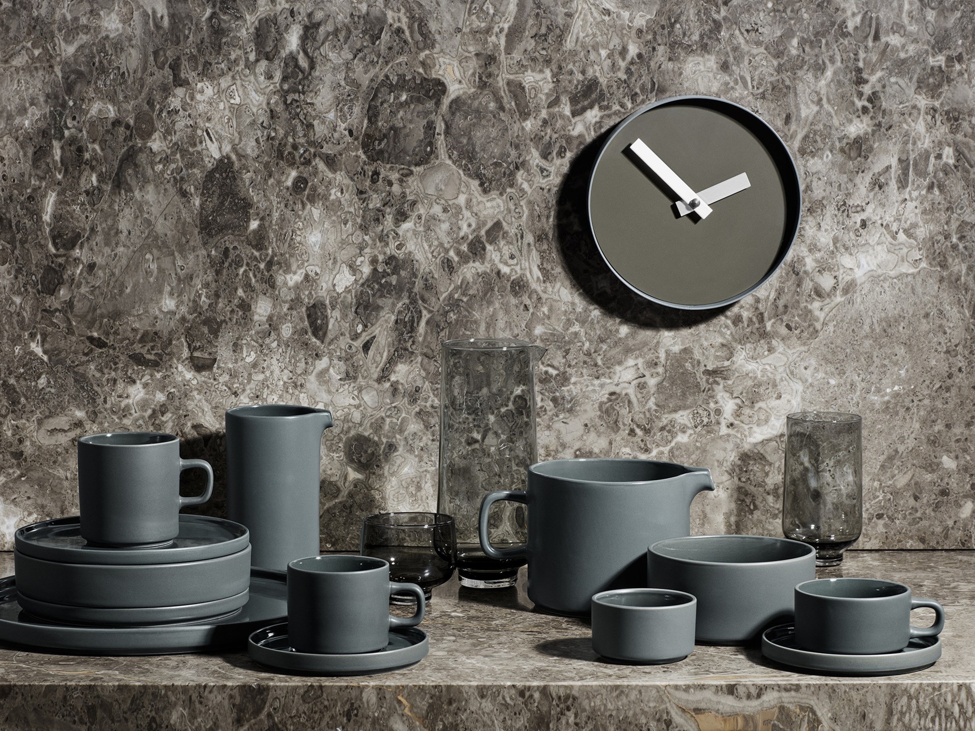 Obrázok z Nástenné hodiny RIM malé šedé