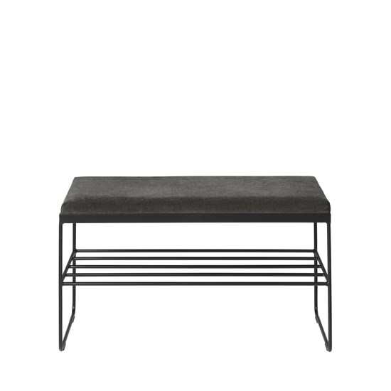 BENCH 'GORM' W SHELF  100% POLYESTER_3