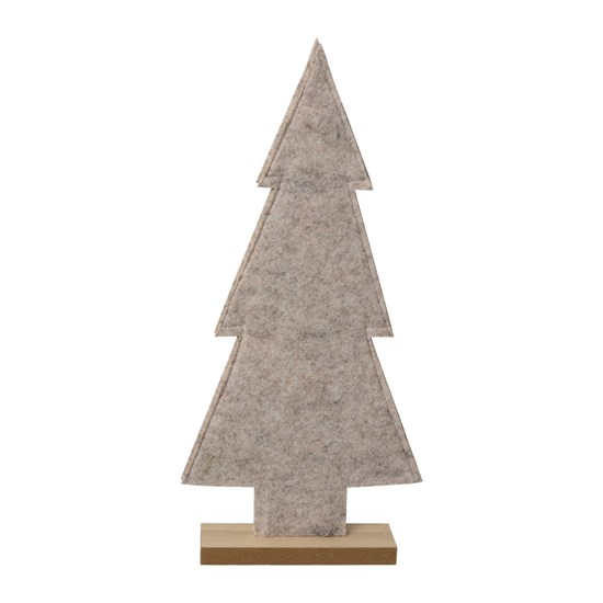 Vánoční strom z filcu šedý 40 cm_0