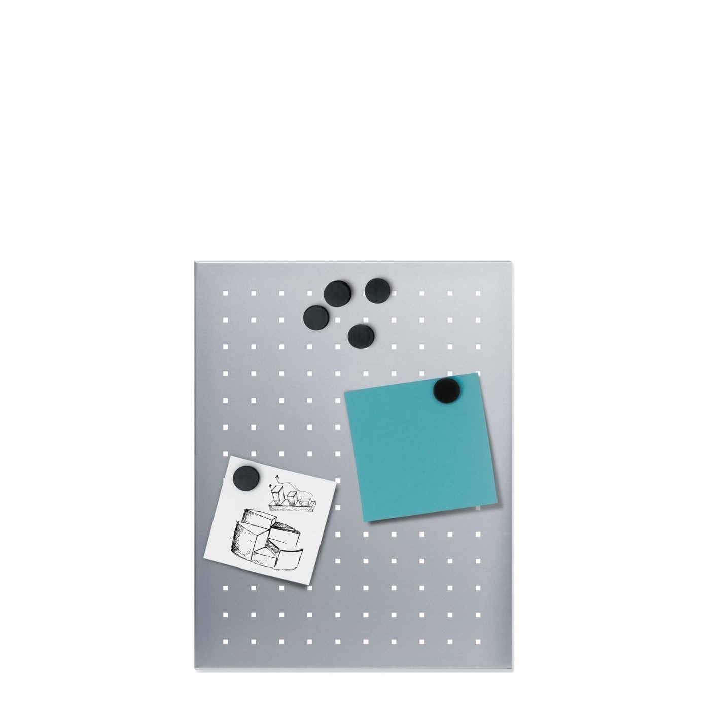 Obrázok z Magnetická tabuľa MURO perforovaná 40x30 cm