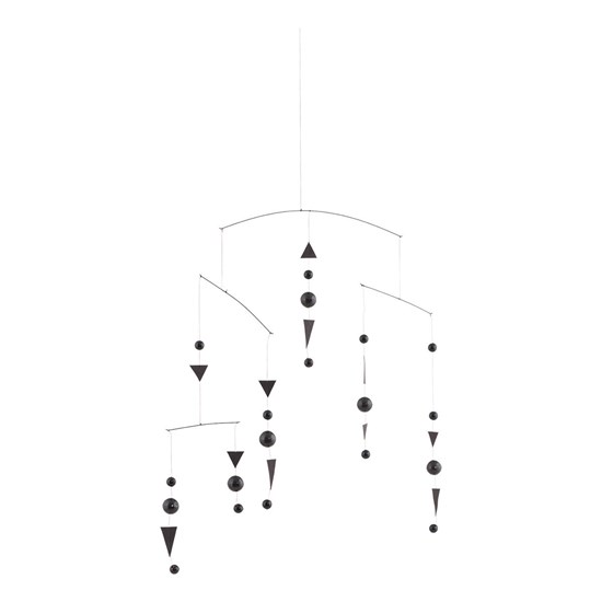 Závěsná dekorace Mobile Geo 40x45 cm černá_0