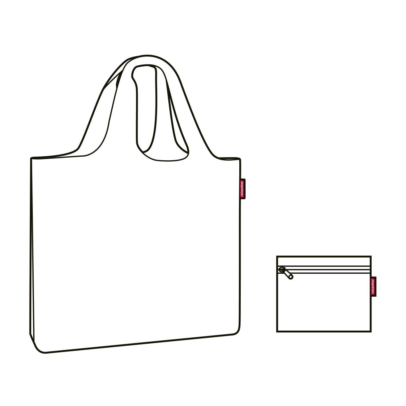 Skládací taška Mini Maxi Beachbag floral 1_2
