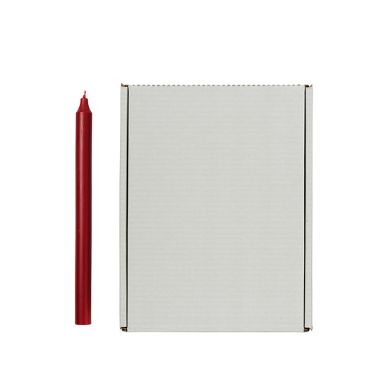 Svíčka Broste kulatá dlouhá 2,1cm červená_1