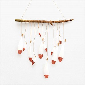 Pírka malá bílá/růžové zlato BAL/6 ks_1