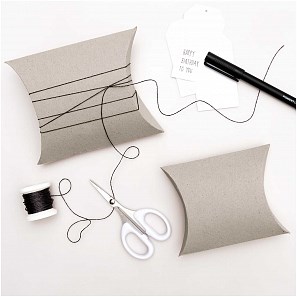 Dárkové boxy šedá recycle MIX SET/6ks_2