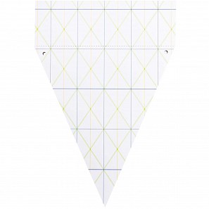 Papírová girlanda FLOWERS 15 vlajek_2