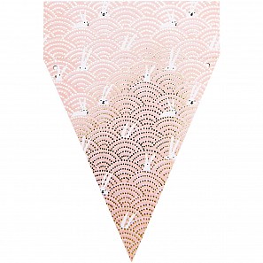 Papírová girlanda FLOWERS 15 vlajek_3